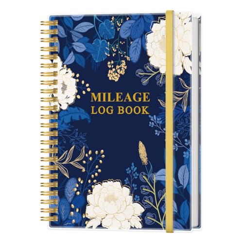 Mileage Log Book - Vehicle Maintenance Log Book, Mileage Log Book for Business, Track Mileage, Expenses, Gas Consumption, Lubrication, Repairs & Accessories, 5.8
