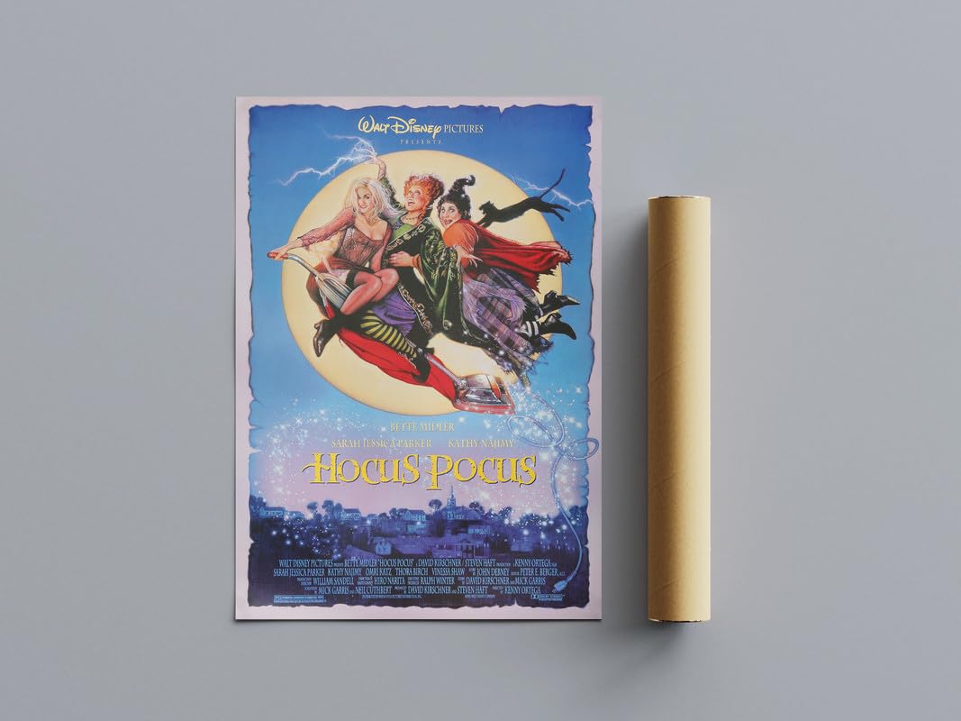 Pixie Posters Multi Colour Cult Classic Movie Posters Hocus Pocus Wall Art (A3 Size 29.7Cmx42cm)