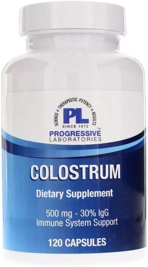 Progressive Labs Colostrum Immunoglobulin 500 mg 120 Capsules