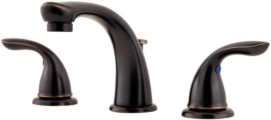 Pfister LG149-610Y Series 2-Handle 8" Widespread Bathroom Faucet, Tuscan Bronze