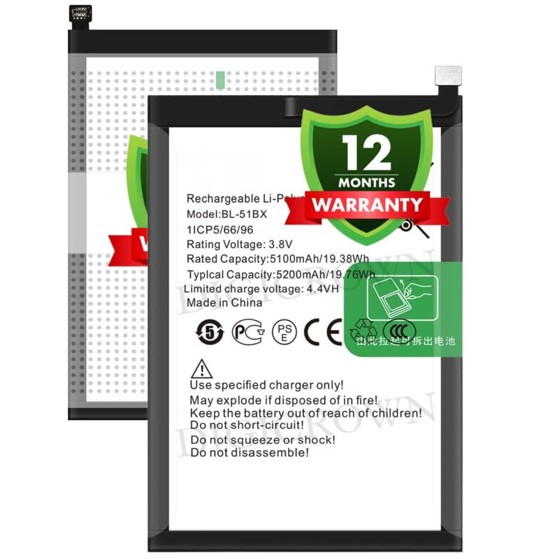 Image of Original BL-51BX Battery Compatible for Infinix Note 8 (X692, MZ-Infinix X692) | Infinix Note 8i (X683, X683B) - (5200mAh) - 1 Year Warranty