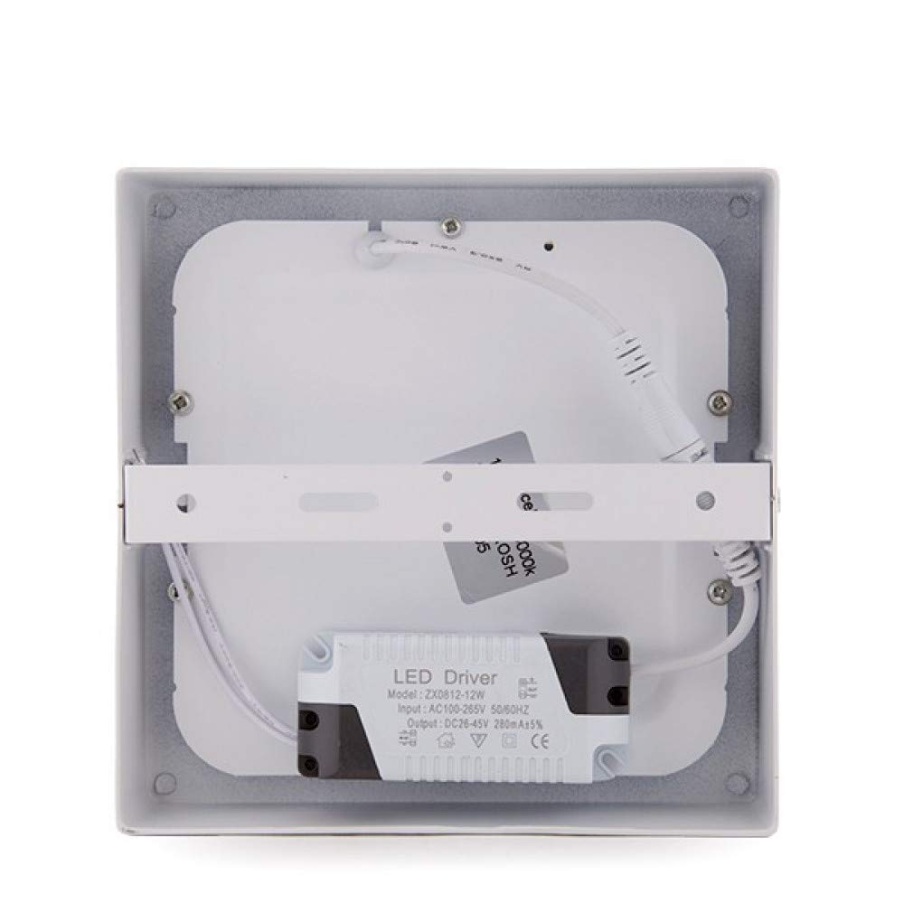 Plafón LED 12W 800Lm 6000ºK Cuadrado 40.000H [GR-MZMD02-12W-CW] | Greenice