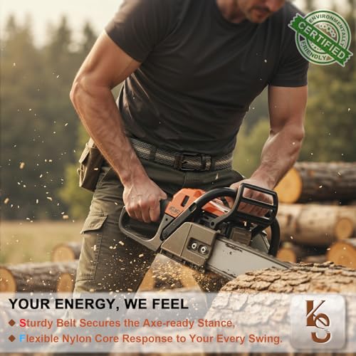 Image of KEMISANT Men's Golf Belt Nulti-pack, Braided Woven Stretch Belt for Gift Men Casual Jeans Sports Work 1 3 /8 inch