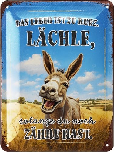 LANOLU Retro Blechschild 'Alles Wird Gut' - Vintage Deko Mit Spruch