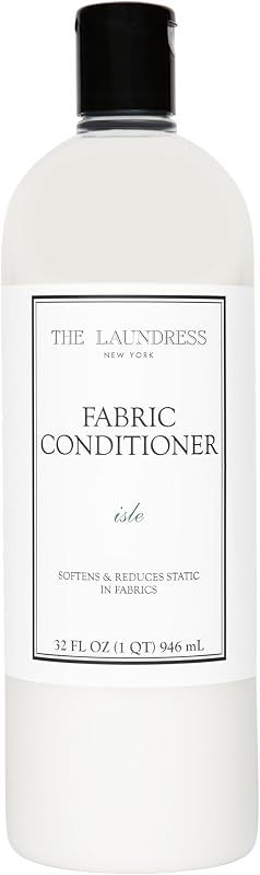 The Laundress Isle Acondicionador de telas, suaviza telas, reduce la estática, líquido suavizante de tela concentrado, aroma Isle, 32 onzas líquidas