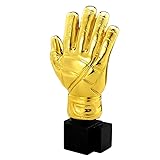 Yiwoop Golden Boot Glove Trophy Award Shoes Replica The Best Player Trophy Cup Fans Souvenir Collectibles (Golden Glove)