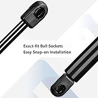 Vista 7 de ARANA - Amortiguadores a gas de 10 pulgadas y 80 lb/356 N, soportes de elevación para escotilla de barco, caja de herramientas de camión, tapa