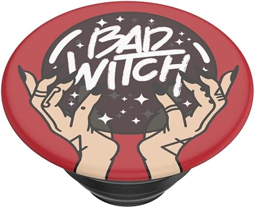 Miniatura 8 de PopSockets Agarre para teléfono con soporte expandible, Halloween PopGrip - Bad Witch