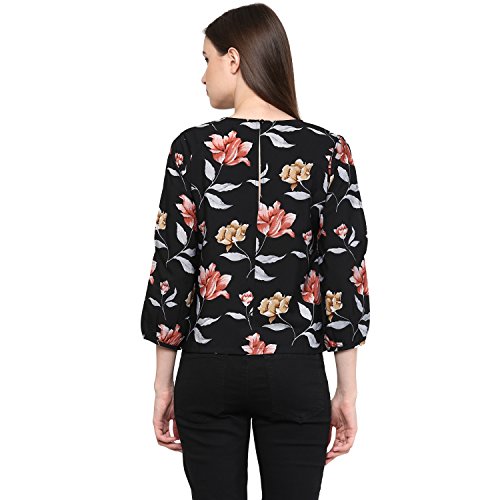 Image of Harpa Round Neck Printed Tops