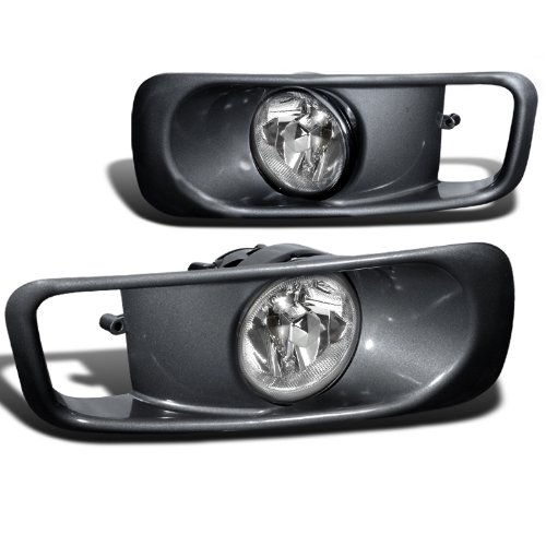 Spec-D Tuning LF-CV99OEM-WJ Honda Civic 2 3 4 Door Ex Dx Lx Clear Fog Lights Lamps, Switch