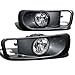 Spec-D Tuning LF-CV99OEM-WJ Honda Civic 2 3 4 Door Ex Dx Lx Clear Fog Lights Lamps, Switch
