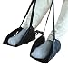 phelrena Foot Rest,New-Type Portable Adjustable Height Travel Footrest Flight Carry-on Foot Rest Travel Accessories and Office Foot Rests, Best Footrests Hammock for Office Bus Airplane (Black)