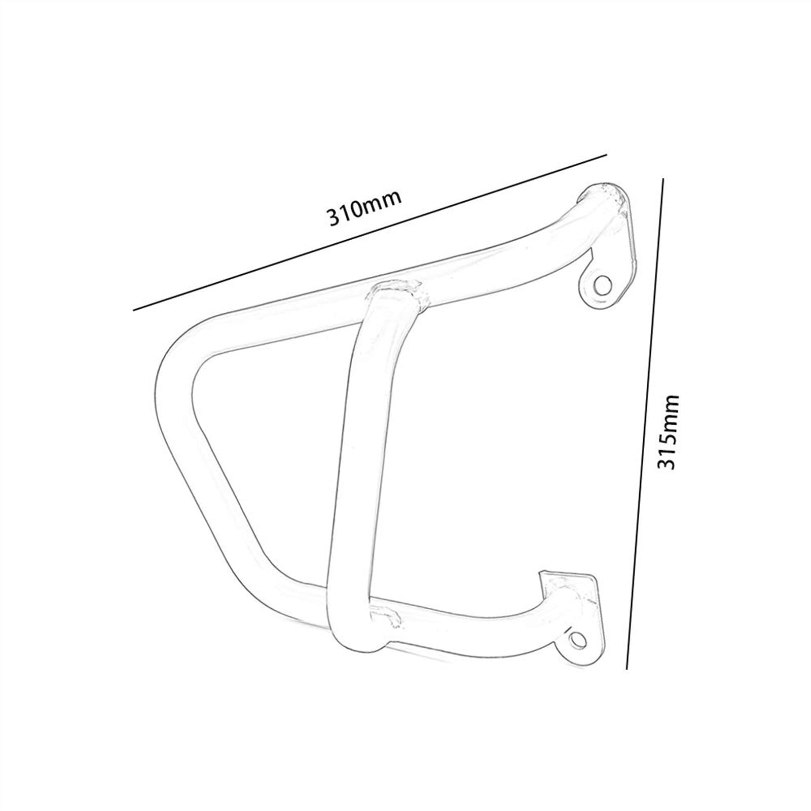 Accesorios patinetes Motor De Parachoques De Motocicleta para CB400X CB500X CB500F 2019-2022 CB 400X 500X 500F Protector De Marco De Barra De Choque