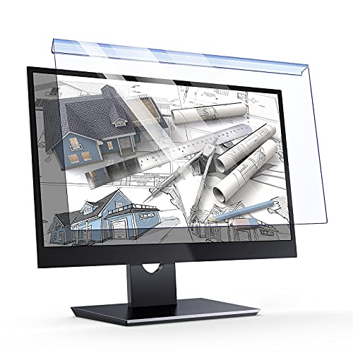 Eyesapajou Blue Light Blocking Screen Protector 23/24' Widescreen Monitor Easy Install, Universal Size, 1 Count