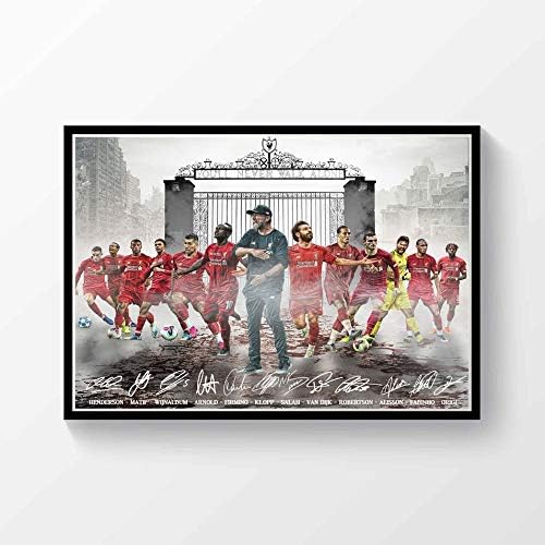 Liverpool FC Premier League Champions 2019-2020 Signed Printed A4 Poster