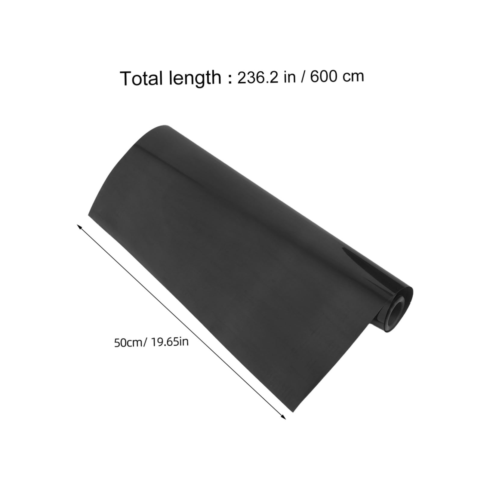 SHINEOFI 6m Schwarze Transferfolie Matte für Textilien Geeignet zum Aufbügeln T-Shirts und Anderen Stoffen DIY-transferfolie für Kleidungsprojekte und Geschenkideen