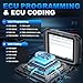 XTOOL Scanner D9S PRO, AI-Assisted, ECU Pr0gramming/C0ding Scan Tool with Bidirectional Control, Topology Map, with 45+ Resets, OE-Level Full System, PMI, FCA/CAN FD/DoIP, 3-Yr Update