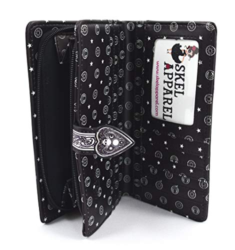 Nemesis Now Spirit Board Ouija Board 3D Embossed Black Wallet Wiccan Gothic Gift #TOP5