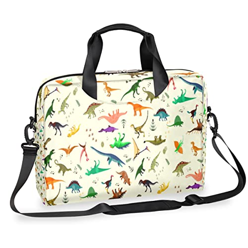 Portátil de 13 a 16 pulgadas protegido de golpes con este bolso de dinosaurios