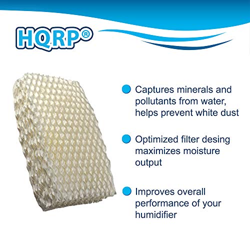 Hqrp 2Pack Humidifier Wick Filter Compatible With Procare Pccm-832N Pccm-840 Cool Mist Humidifier, Ac813 Pcwf813 Pcwf813-24 Replacement #TOP3