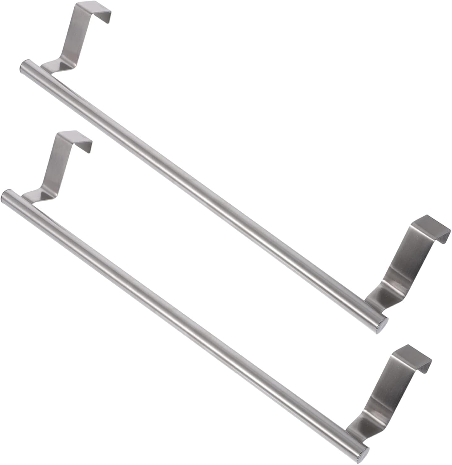 DOITOOL 2pcs Door Towel Rack Metal Clothes Hanger Wall