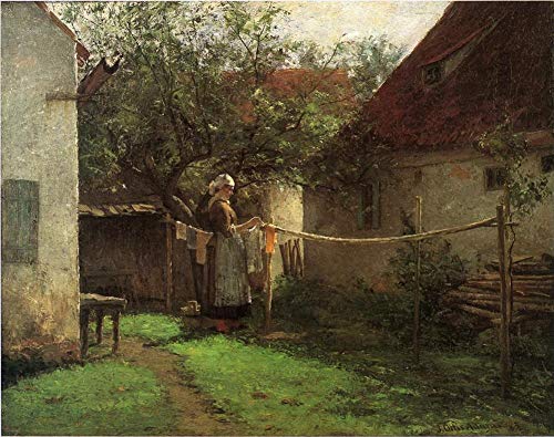 Toile Wash Day Bavière de John Ottis Adams pour l'amour de l'art classique