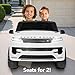 Best Choice Products Kids 24V 2-Seater Licensed Range Rover Sport Electric Ride On Car Truck w/ 132lb Weight Capacity, Parental Remote Control - White