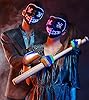 STONCH Halloween Glow Mask Skeleton Gloves Set, 3 ... #5