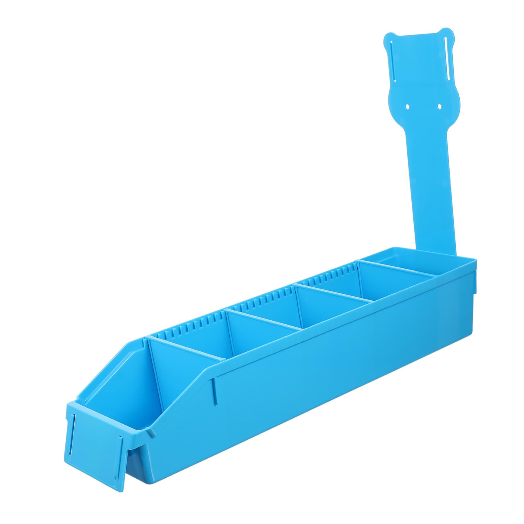 FRCOLOR Medical Storage Box Blue Infusion Bottle Holder Plastic Multi-Grid Holder for Hospital Use