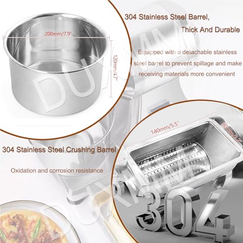 Rallador Eléctrico de Queso Comercial con Cubeta Inoxidable miniatura 6