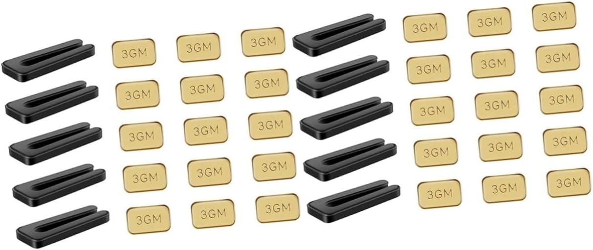CORHAD 10 Juegos Incluyen Clip Ventilador Autoadhesivo Autopeso Adhesivo Clips De Equilibrio Kit De Equilibrio para Palas Kit Resistente Y Kits De Pesos De Techo Metálicos