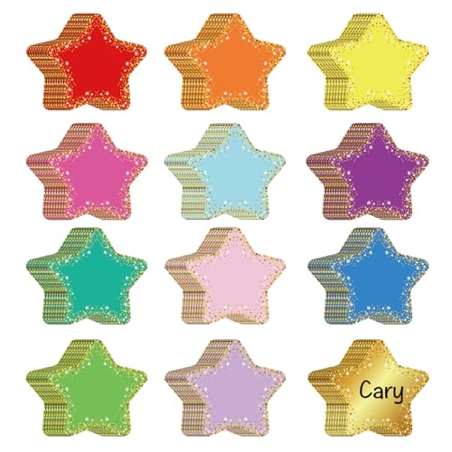 BESARME 120 Pcs Paper Stars Confetti Star Cutouts for Bulletin Board