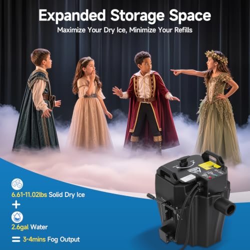 Máquina de Niebla Humo Seco Profesional 3500W Control Ajustable miniatura 3