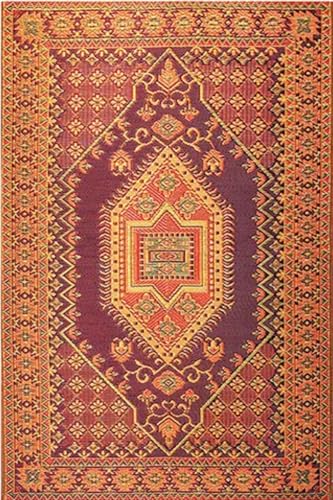 Tapete Turkish Rust 8x10 desmontable para exterior