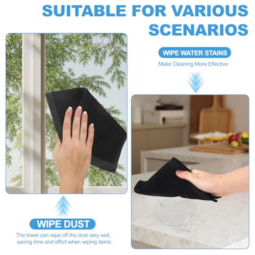Image of 6 Pack Bamboo Fiber Washcloths Face Towels for Body | 12x12 inch bamboo fiber washcloths with super soft, skin friendly fabric. Machine washable for face, body and bathroom use.
