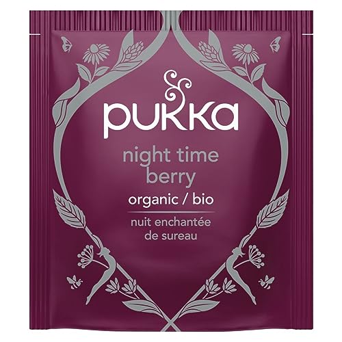 Pukka Herbs Night Time Berry Organic Herbal Tea, Soothing Infusion With Chamomile, Lavender & Elderberry, Tea Gift Set For Bedtime Relaxation, 80 Total Tea Bags (20ct - Pack of 4) - Image 6