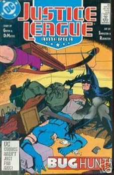 Comic JUSTICE LEAGUE AMERICA NO. 26 BATMAN BUG HUNT DC COMICS! Book