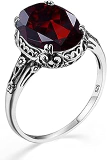 6CT White Opal Ring Sterling Silver Rings For Women Floral Edwardian Antique Filigree Engagement Wedding Ring