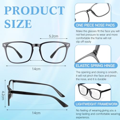 Image of Jerify 18 Pack Blue Light Glasses for Women Men, Bluelight Blocking Glasses for Computer Reading Phone Screen Gaming TV