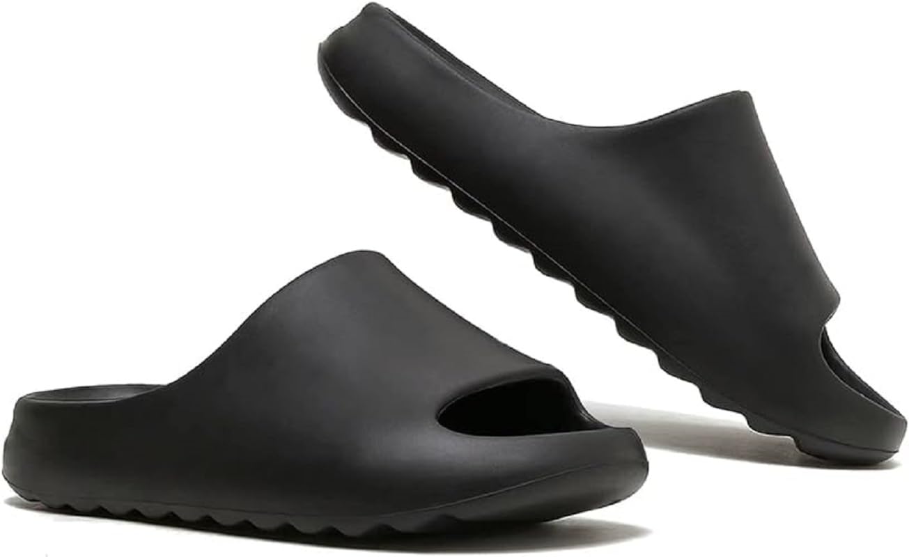 GenericROAKAY Cloud Slides for Women and Men, Thick Quick Drying Soft Pillow Slippers Slides EVA Non-Slip Shower Shoes, Slide Sandal Indoor & Outdoor Open Toe Slippers for Women and Man