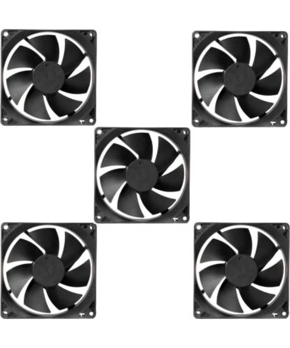 22 TECH PACK OF 5 Cabinet Fan 3-Inch Square 12 V DC CPU Cooling fan Cooler (Black) (B0DGGPGBQS) Amazon Price History, Amazon Price Tracker