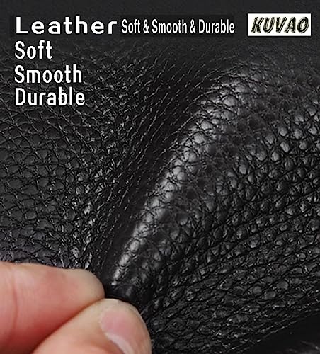 RFID Blocking, Leather Credit Card Holder Zipper Wallet With 20 Card Slots, Small Card Case for Women or Men Accordion Wallet with Zipper (Purple)3