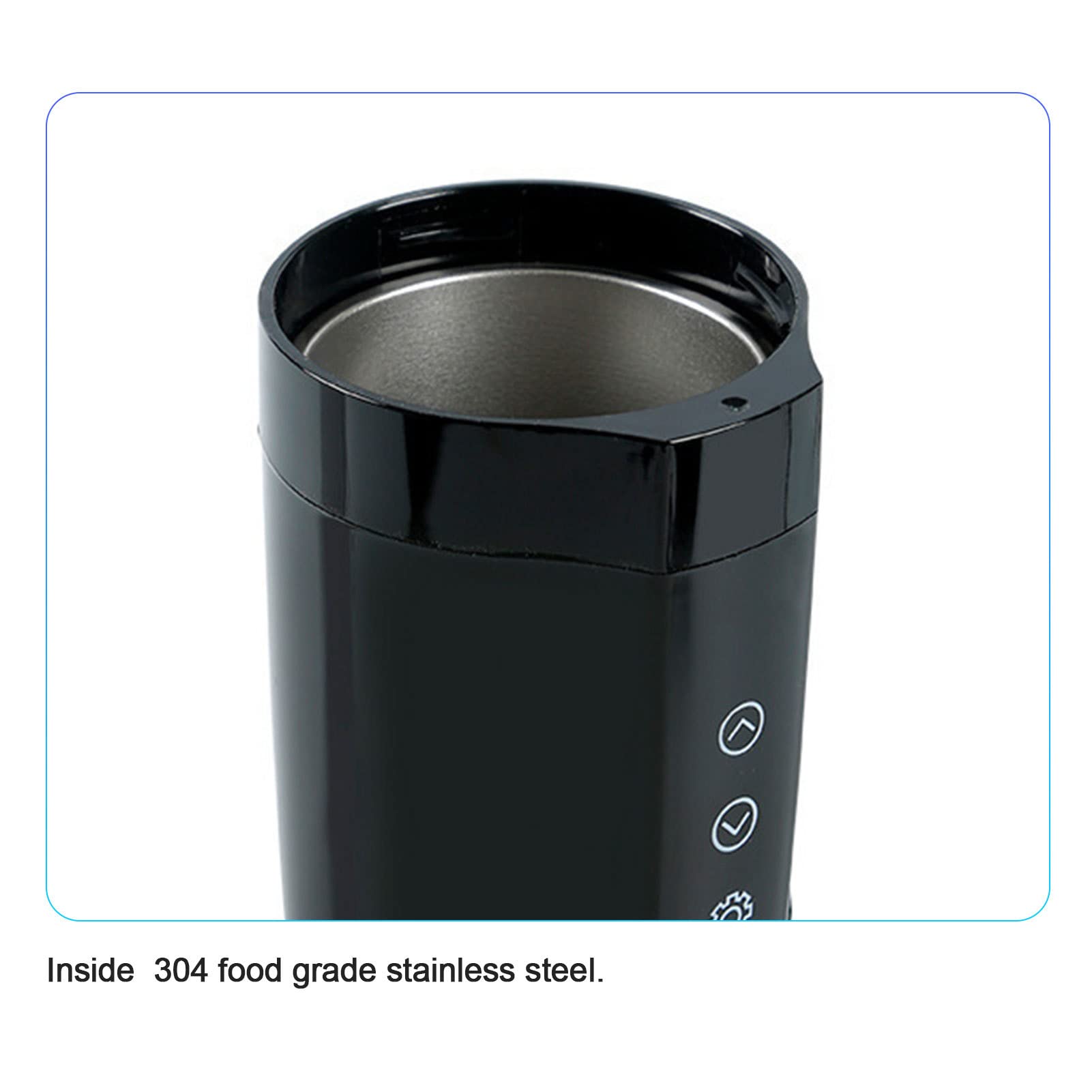 Taza térmica para coche, taza de viaje con calefacción eléctrica de