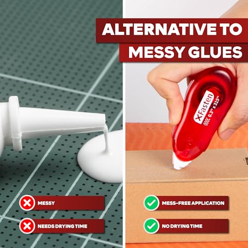 Ruban adhésif G504 XFasten pour fixer proprement sans déborder, pack de 24