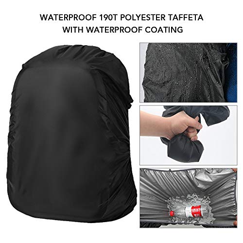 Capa de chuva, Andoer Capa de mochila feminino masculino bolsa impermeável Capa de chuva para ciclis