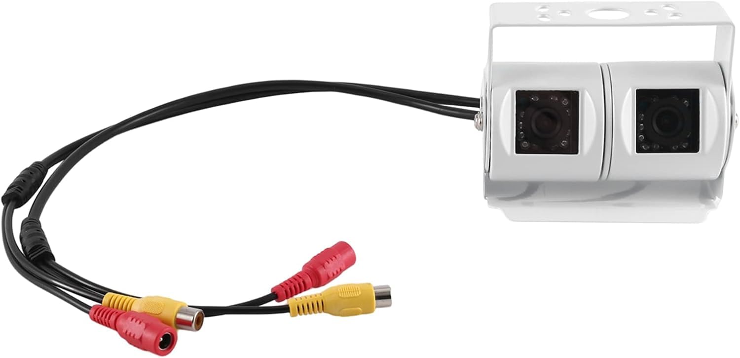 Reversing Cameras UK Ltd > Reversing Cameras > White Dual Lens Rear View Reversing Camera - View #7