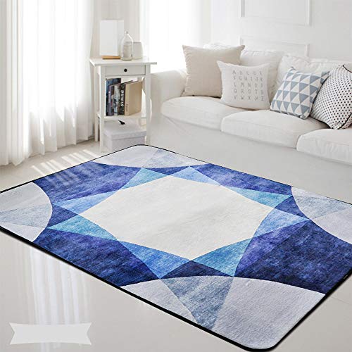 Tapis de chambre cosy et élégant pour grand séjour