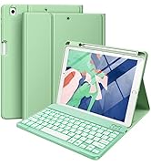 Hamile for iPad 9th/8th/7th Generation Case with Keyboard - Keyboard Case for iPad 10.2 Inch, Bac...