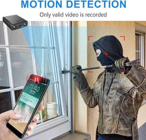 Smallest Wireless Battery Camera,HD1080P Wireless Wifi Camera,Portable Remote Camera,Nanny Cam,Baby Monitor with Night Vision,Motion Detection,Cloud Storage,Remote Viewing for iOS Android Phone APP