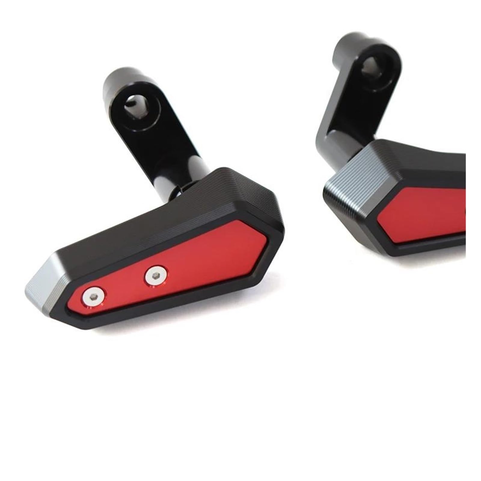 Protezione Telaio Crash Slider for Ninja500 Ninja 500 Z500 Z 500 Protezione anticaduta for Moto Telaio Carenatura Protezione Crash Pad (Rosso)(Silvery)
